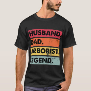 Camiseta Esposo papá Arborismo Leyenda árbol escalador Gr