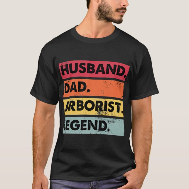 Camiseta Esposo papá Arborismo Leyenda árbol escalador Grac (Anverso)