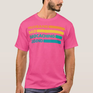 Camiseta Esposo papá Geocaching Legendario padre Daddy Geoc
