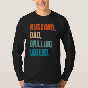 Camiseta Esposo Papá Grill Legend Grill Master Griller B