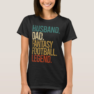 Camiseta Esposo Papá Leyenda de Fútbol Fantasía Divertido H