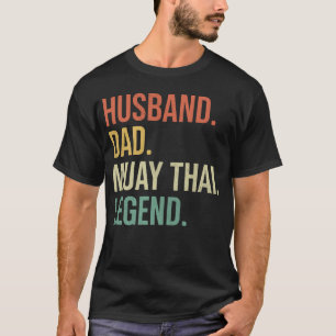 Camiseta Esposo Papá Leyenda de Muay Thai, Amantes de Muay