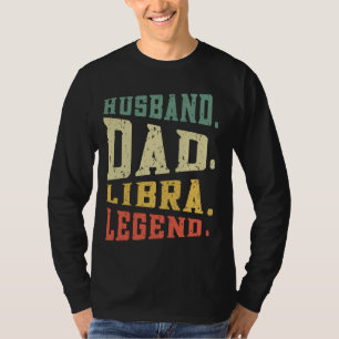 Camiseta Esposo Papá Libra Leyenda Septiembre Birthda