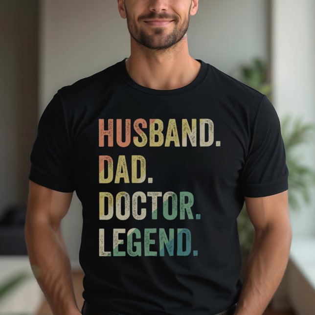 Camiseta Esposo papá Médico Leyenda Médico gracioso (Subido por el creador)