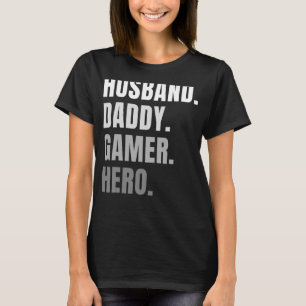 Camiseta Esposo Papá Padre Gamer Gaming