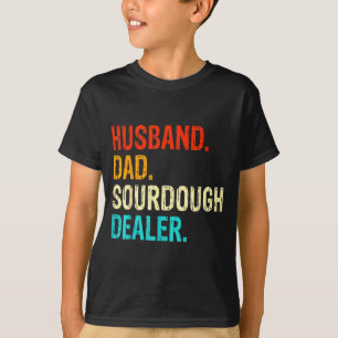 Camiseta Esposo Papá Panadero de Masa Madre Diseñador