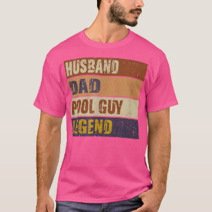 Camiseta Esposo papá Pool Guy Legend divertido día de padre