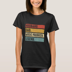Camiseta Esposo Papá Productor Musical Haciendo Ritmos Crea