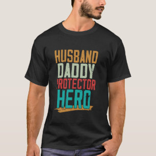Camiseta Esposo Papá Protector Héroe - Orgulloso de Papá Pa