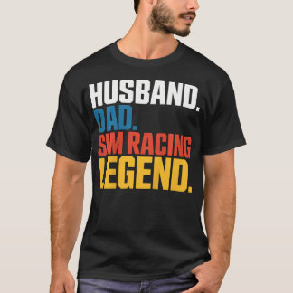 Camiseta Esposo Papá Sim Leyenda de Carreras Eracing Vr Rac