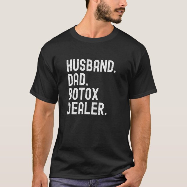 Camiseta Esposo Papá Vendedor de Botox (Anverso)