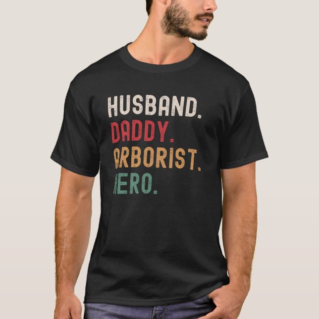Camiseta Esposo Papi Arborisco Hero (Anverso)
