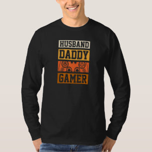 Camiseta Esposo Papi Gamer divertidos juegos de video estil