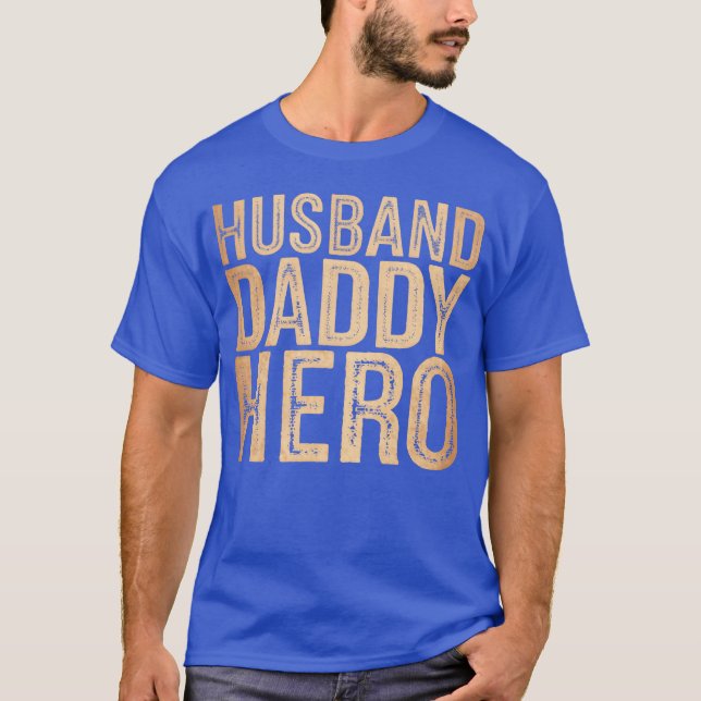 Camiseta Esposo Papi Hero Padres (Anverso)