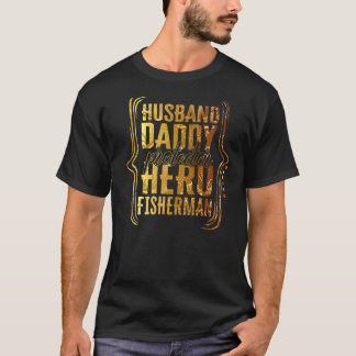 Camiseta Esposo Papi Protector Hero Fisherman Tie Dye Gol