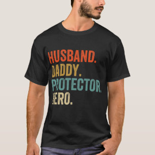Camiseta Esposo Papi Protector Hero Shirt Daddy