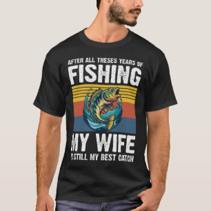 Camiseta Esposo Pescador Mi Esposa Sigue Siendo Mi Mejor Ca