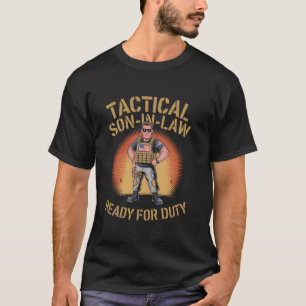 Camiseta Esposo Táctico Yerno Deber Militar