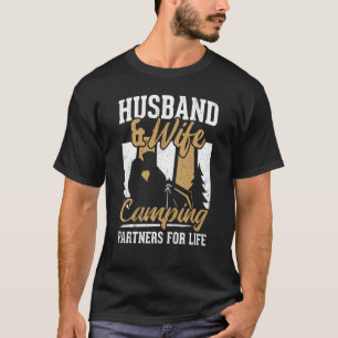Camiseta Esposo Y Esposa Camping Partners Para La Vida 3