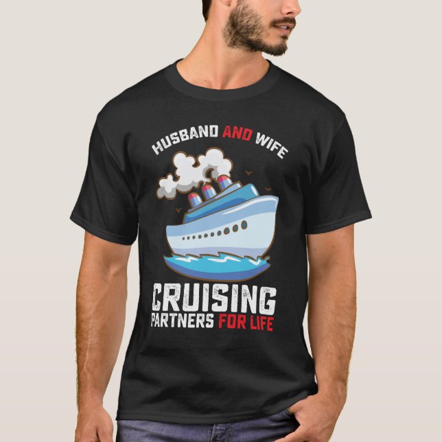 Camiseta Esposo Y Esposa Cruizando Asociados Para La Vida (Anverso)
