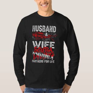 Camiseta Esposo Y Esposa Scuba Diving Partners For Life Co