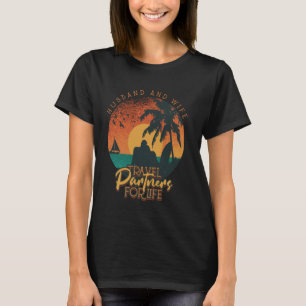 Camiseta Esposo y esposa viajan parejas de vida vacante