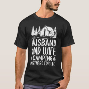 Camiseta Esposos y esposas Camping Partners para Camper Lif