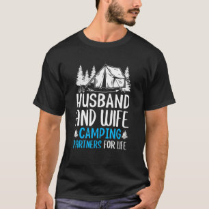 Camiseta Esposos y esposas Camping Partners para Camper Lif