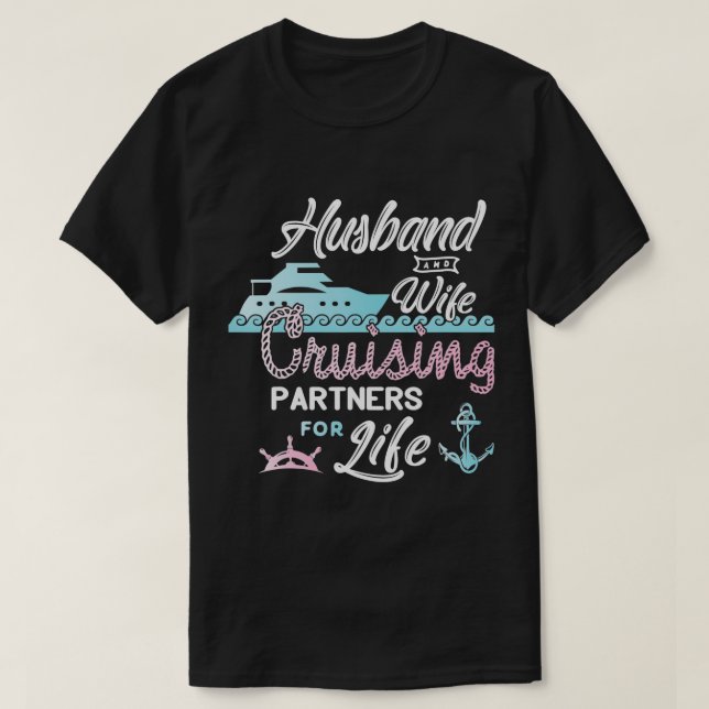 Camiseta Esposos y esposas viajando en pareja (Diseño del anverso)