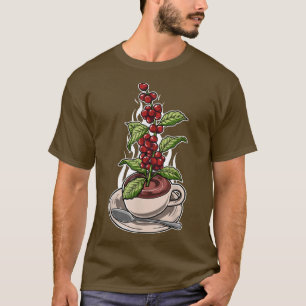 Camiseta Espresso Barista Café Plant Coffee Lover