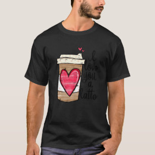 Camiseta Espresso Divertido Corazón De Café Mono Te Quiero 