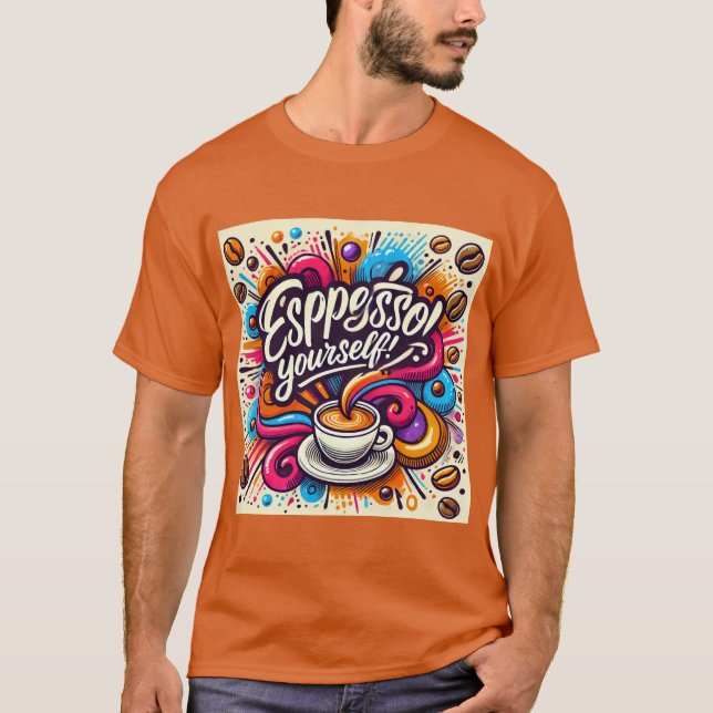 Camiseta Espresso Humor para el café (Anverso)