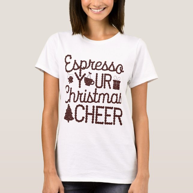 Camiseta Espresso, sus Navidades aplauden (Anverso)