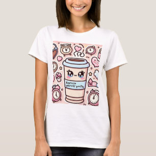 Camiseta Espresso Yourself Gently – Arte Kawaii