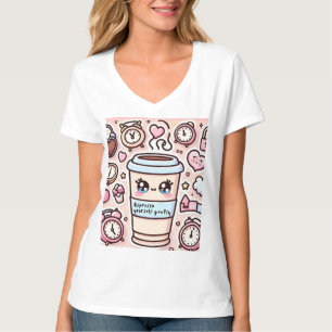Camiseta Espresso Yourself Gently – Arte Kawaii