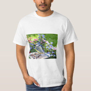 Camiseta Espuma azul colorida