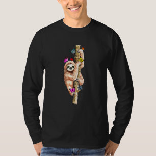 Camiseta Espuma colgando con insecto de mariposa