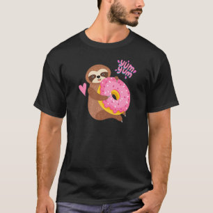 Camiseta Espuma comiendo un animal rosado para las mujeres