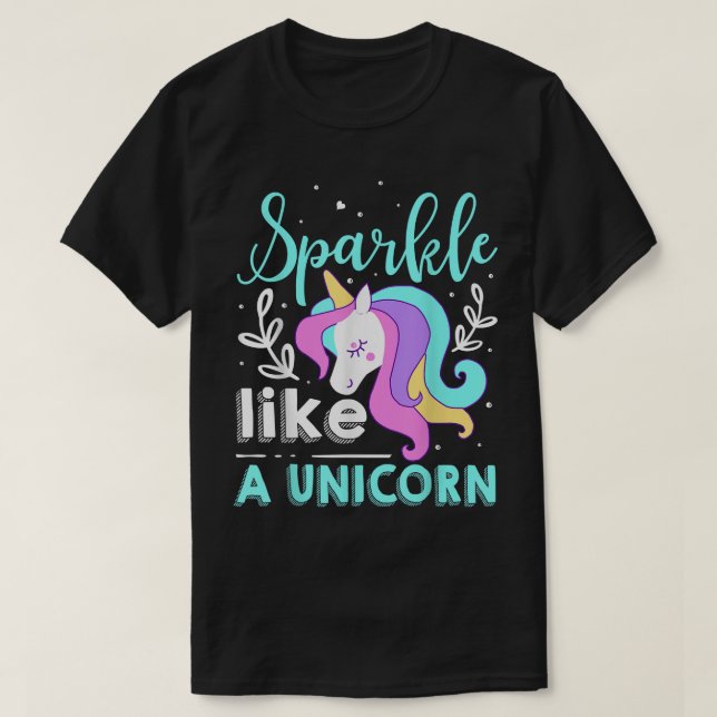 Camiseta Espuma Como Un Unicornio (Diseño del anverso)