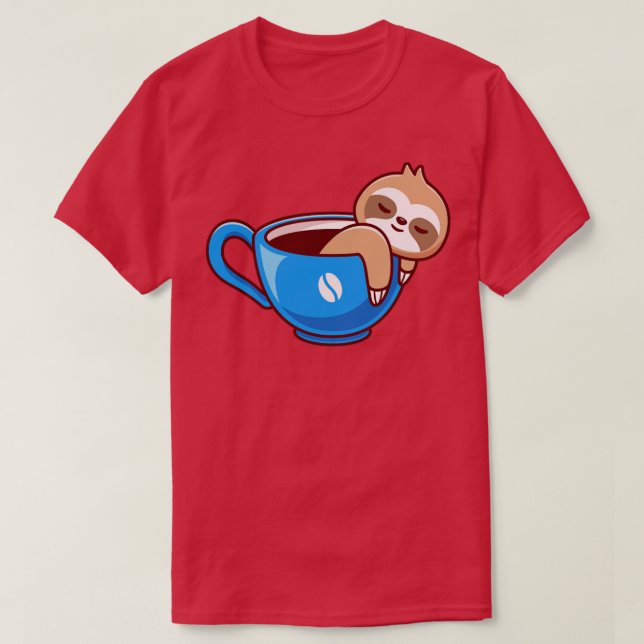 Camiseta Espuma Cuta Con Personalizado De La Copa De Café (Diseño del anverso)