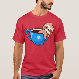 Camiseta Espuma Cuta Con Personalizado De La Copa De Café