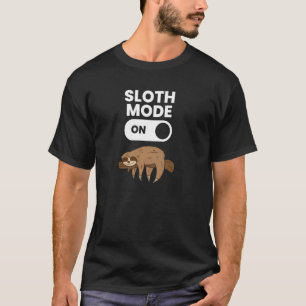 Camiseta Espuma Cute Lover Love Sloths Sloth Mode On Pullov