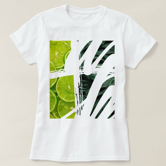 Camiseta Espuma de impresión verde (Diseño del anverso)