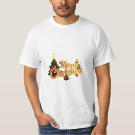 Camiseta Espuma de Navidades dorados - Árbol festivo