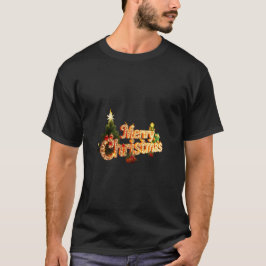 Camiseta Espuma de Navidades dorados - Árbol festivo