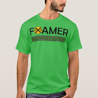 Camiseta Espuma de observación del tren de ferrocarril