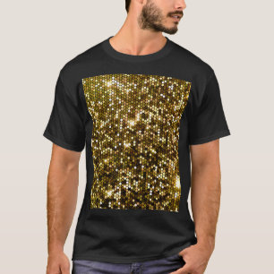 Camiseta Espuma de oro: fondo brillante.