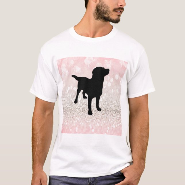 Camiseta Espuma de perro negro (Anverso)