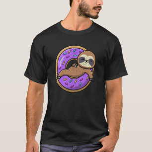 Camiseta Espuma linda sobre los animales perezosos de cacah