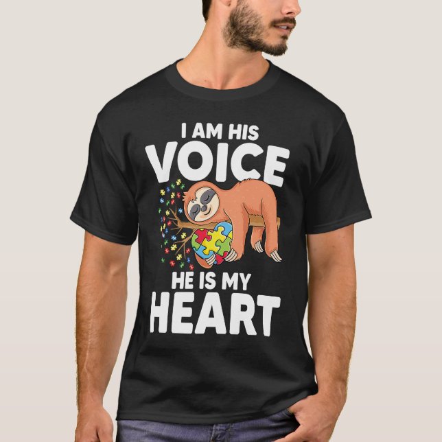 Camiseta Espuma sosteniendo el rompecabezas Pieza corazón C (Anverso)